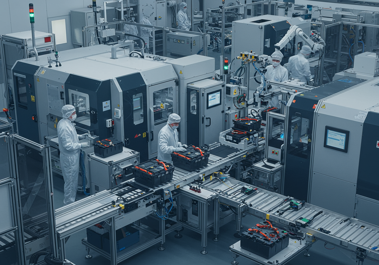 Battery Assembly, EV & Energy Sector Machines