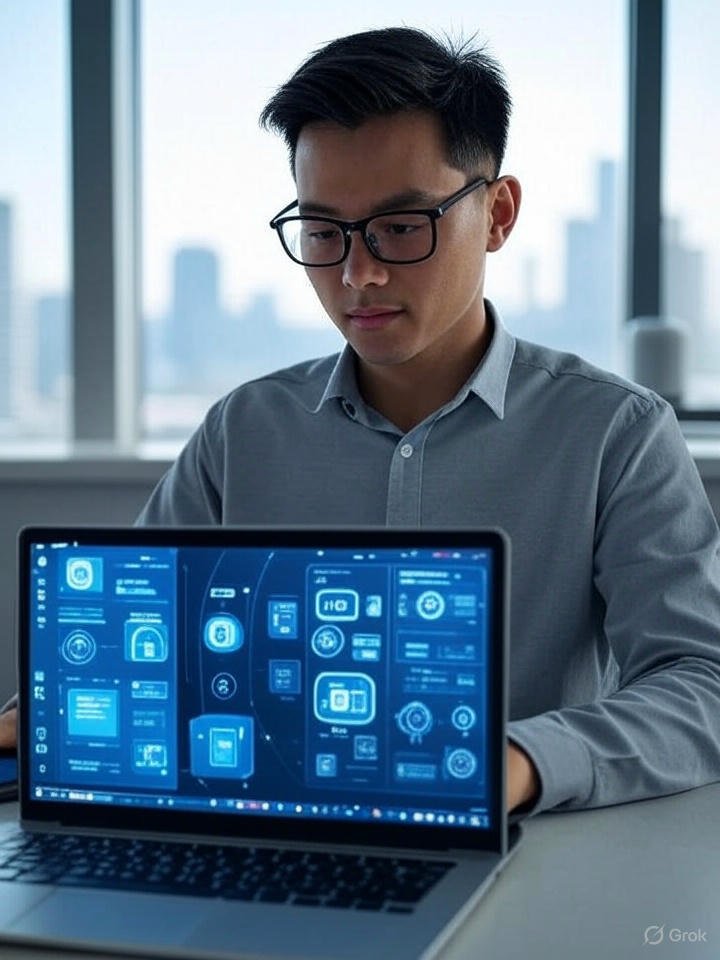 AI and Machine Learning technology visualization